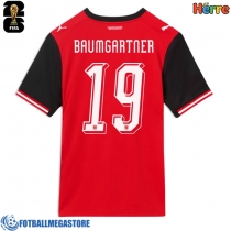 Fotballdrakt Herre Østerrike Christoph Baumgartner #19 Hjemmedrakt VM 2026 Kortermet
